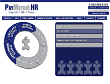 Tablet Screenshot of paymetrixhr.com